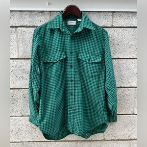Vintage L.L BEAN checkered flannel